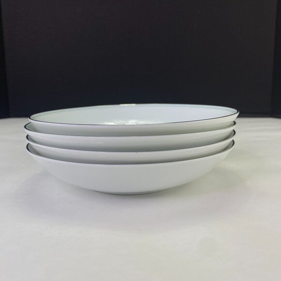 Vintage Noritake China Taryn Coupe Soup Bowls 7 3/8" Set Of 4 - Picture 8 of 10